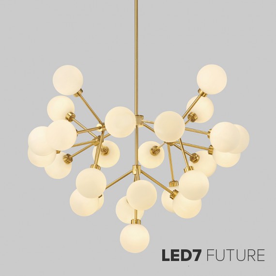 Loft Industry Modern - Grape Chandelier